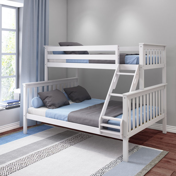 Bunk beds with queen bed on bottom best sale